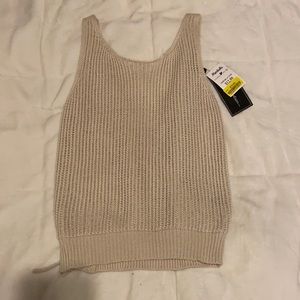 Sweater tank top